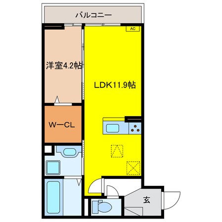 D-ROOM南高橋町WESTの物件間取画像